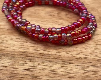Boho Samen Bead Stretch Armbänder
