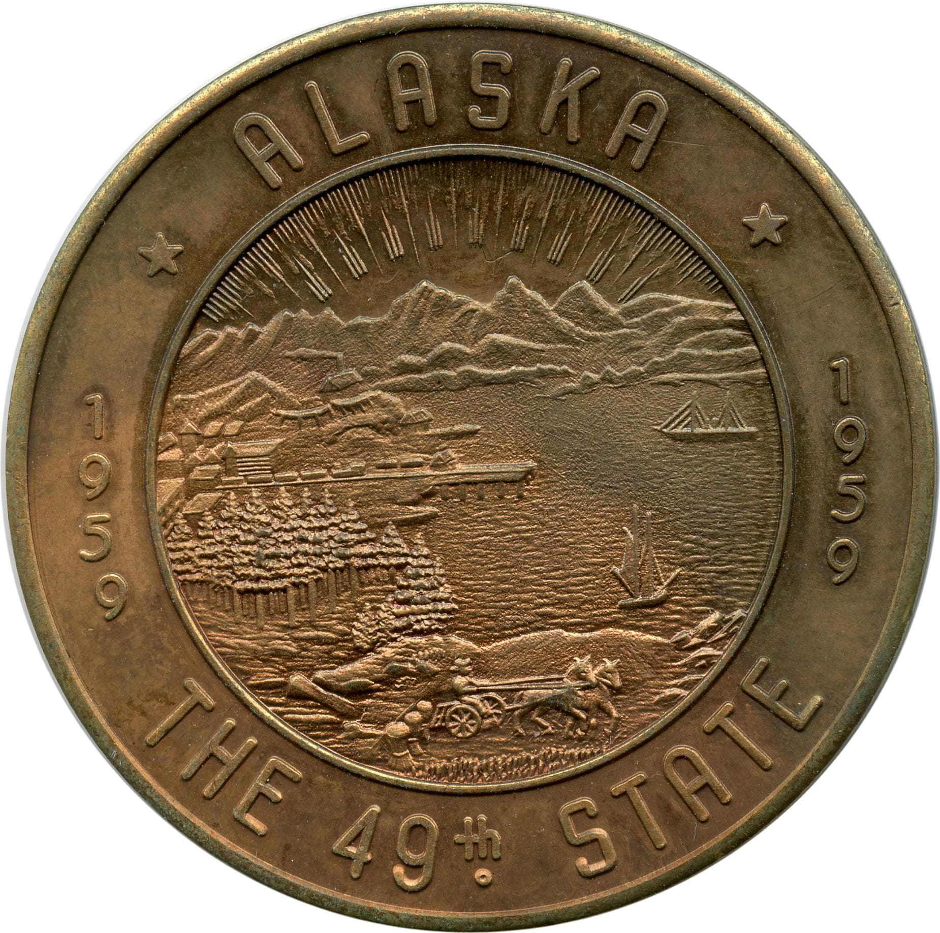 Alaska coin 1959 - Etsy 日本