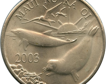 2003 Maui, Hawaii HI No Ka Oi The Valley Isle So Called Trade Dollar Coin Medal Token