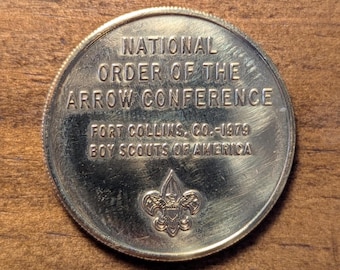1979 Fort Collins Colorado CO National Order of The Arrow Boy Scouts Conference BSA Token