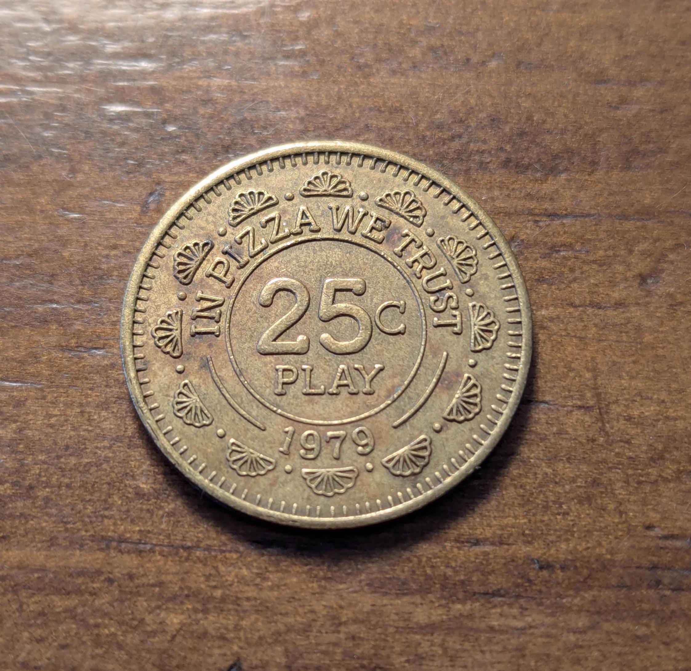 1979 Sacramento, California CA Chuck E. Cheese Pizza Time Theatre Amusement  Arcade Game Scarce Token - Etsy