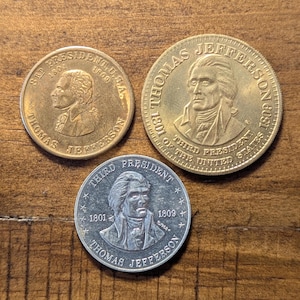 ⑦【ゴールデンダラー】新品未開封 第七代アンドリュー•ジャクソン大統領 Andrew Jackson 7st President Gold Tone Metal Coin