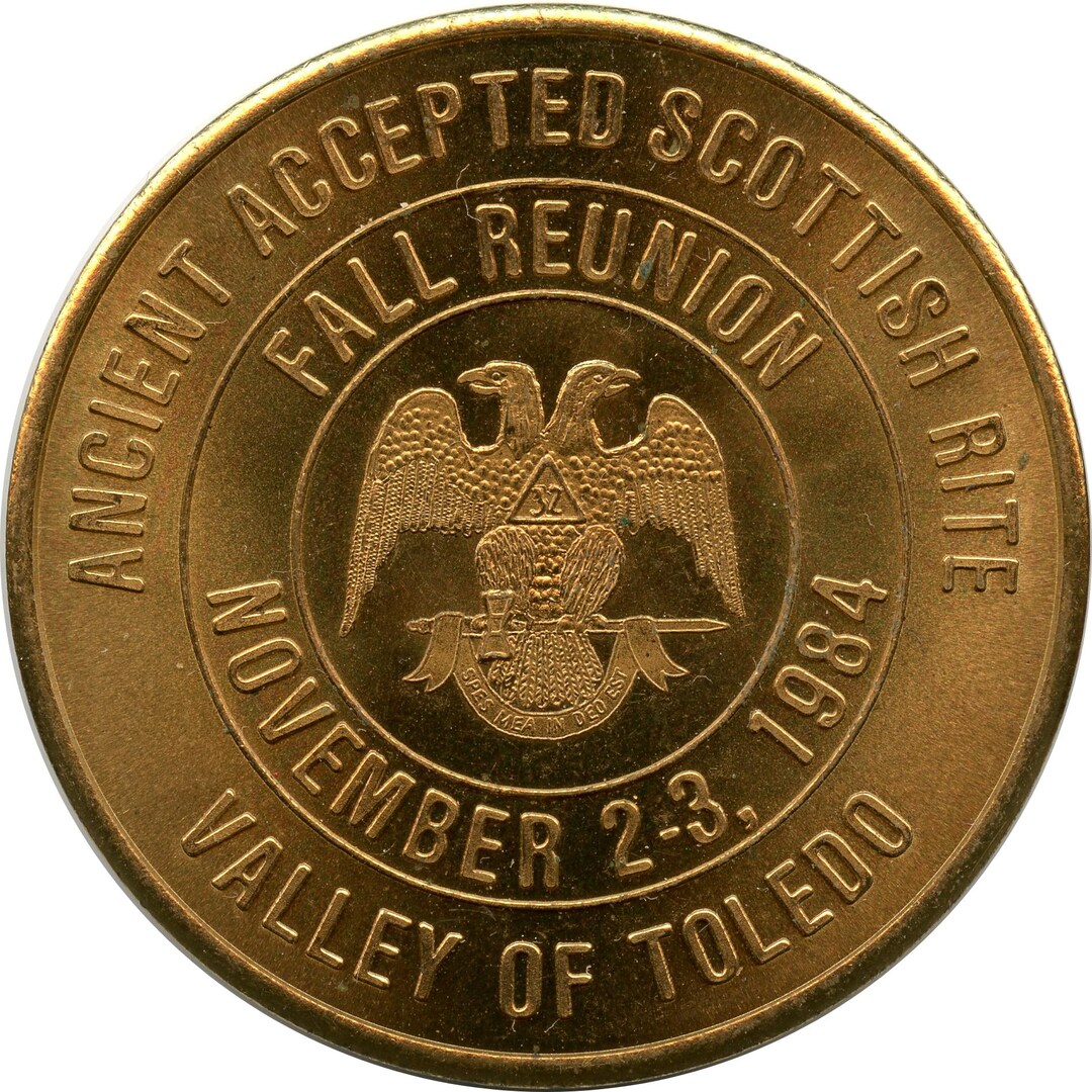 1984 Toledo, Ohio OH Ancient Accepted Scottish Rite Spring Reunion the ...