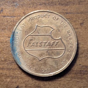 1903-1953 Saint Louis, Missouri MO Falstaff Beer Brewer Golden Anniversary Token