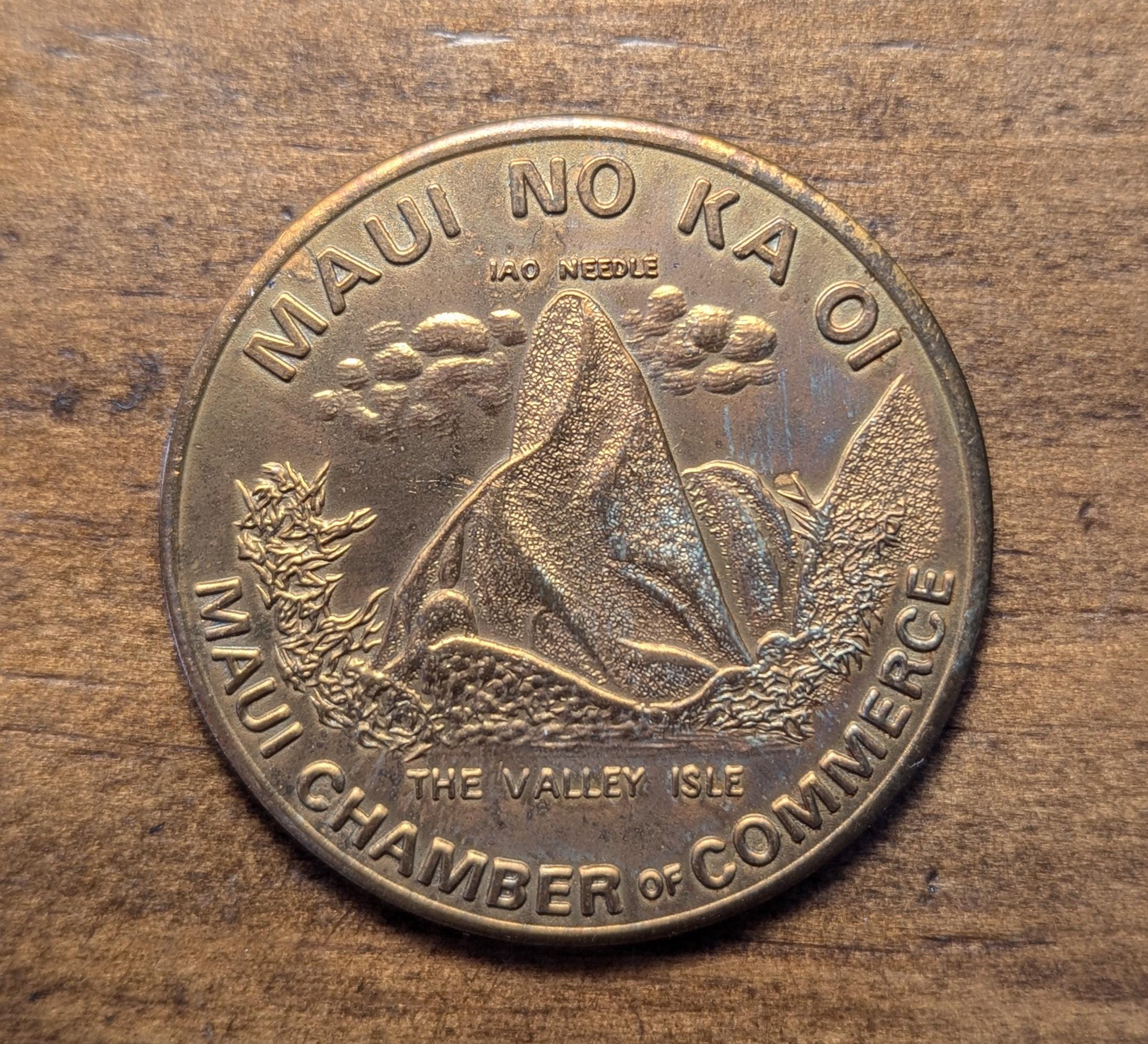 '2000 Maui Coin 3個セット（999純銀・24kt純金鍍金・ニッケル）各1個 Hawaii 2000 Maui Hawaii Trade Dollar Token Dolphin animal P190055