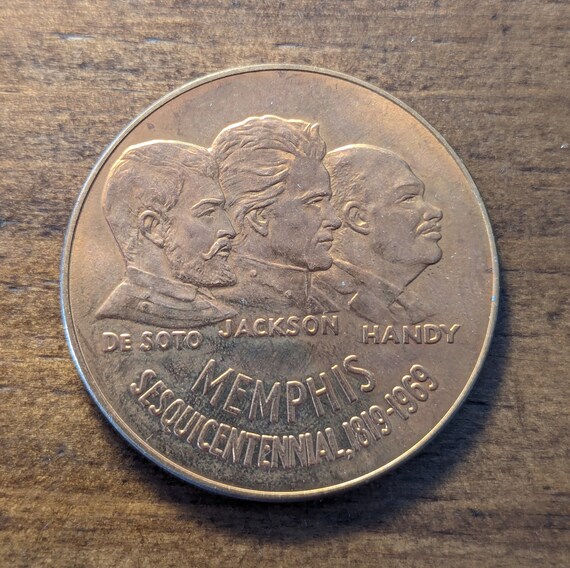 1819-1969 Memphis, Tennessee TN Memphis Sesquicentennial Shelby