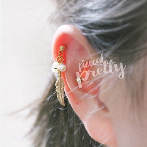 Dangle on sale helix earrings
