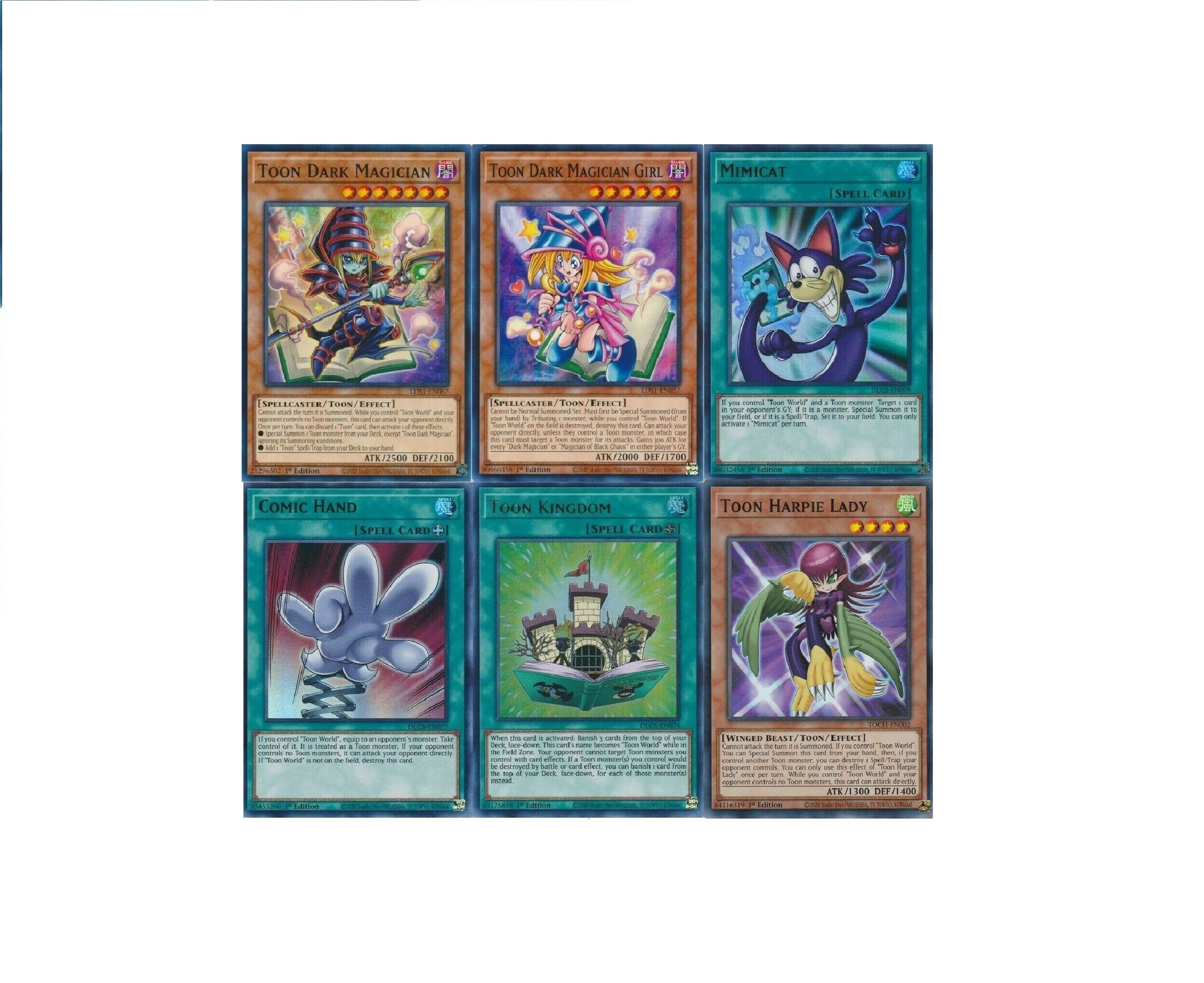 Yugioh Toon Tournament Deck Toon Kingdom Harpie Lady Mimicat 55 Cards
