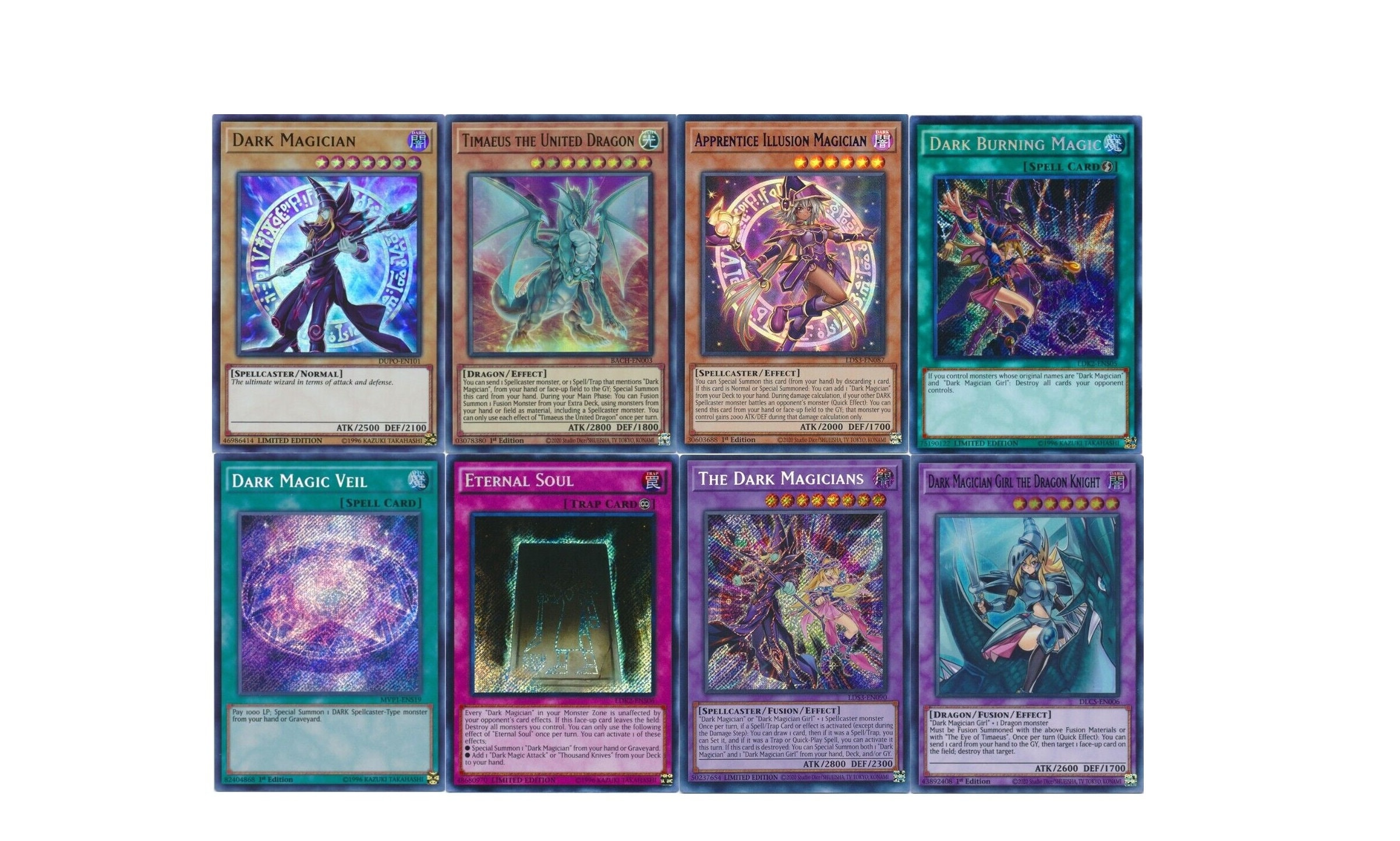 Yugioh Yugi Muto Deck 2023 Deck Master Chaos Timaeus Redeyes Dark Magician Etsy