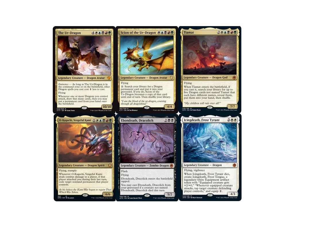 ULTIMATE DRAGON100 Card Commander Deckmagic the Gatheringmtg Ur