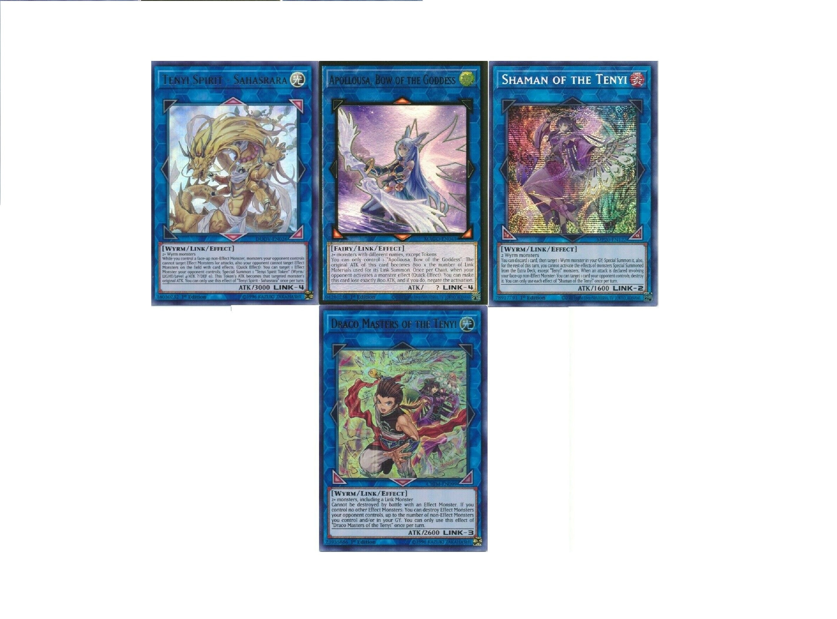 Yugioh Tenyi 2022 Deck Apollousa Sahasrara Shaman NM - Etsy