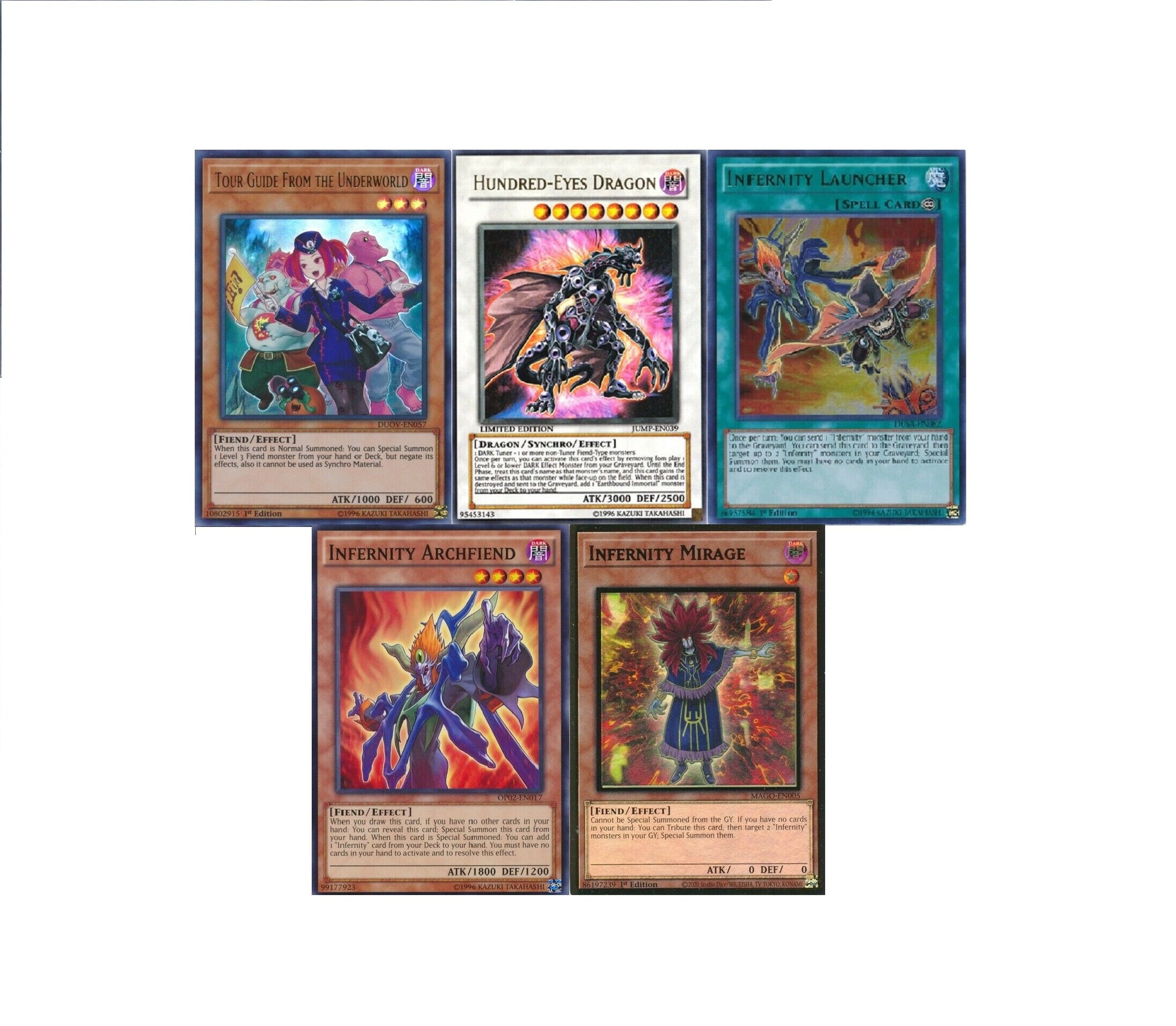 Yugioh Infernity 2021 Deck Infernity Launcher Mirage Etsy