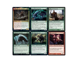 EDH Werewolf Deck - Commander MTG Magic the Gathering - Tovolar - Hinterland NM