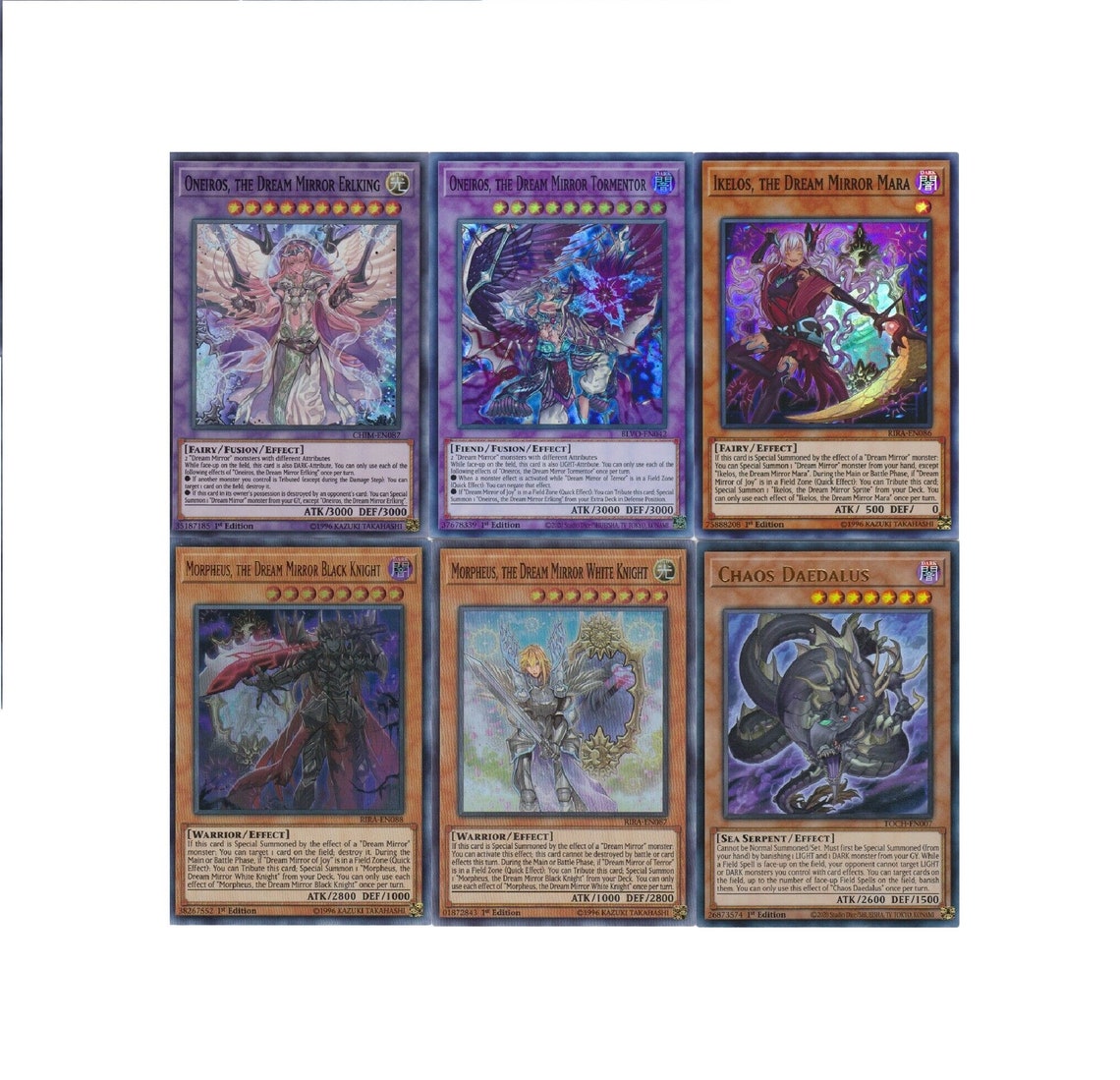 Yugioh Dream Mirror 2021 Deck Morpheus Black Knight Chaos Etsy