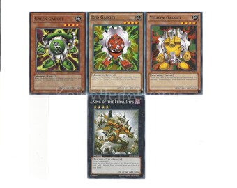 Yugioh Gadget Budget Deck - Machina Fortress - Green Gadget - Red - Yellow - 43 Cards