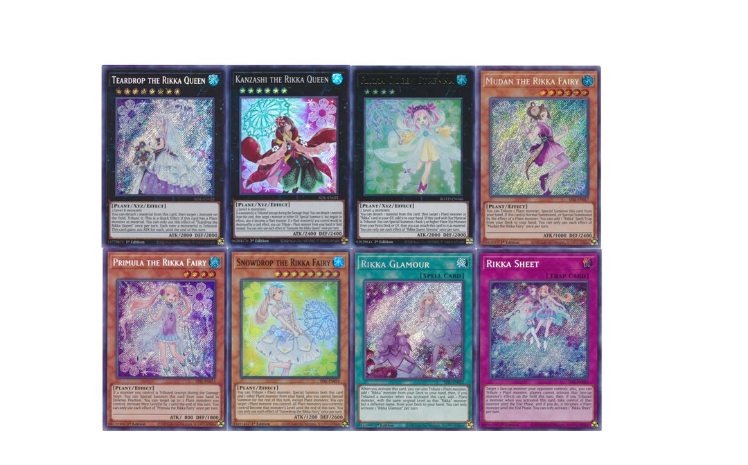 Yugioh Rikka Plant 2023 Deck Teardrop Queen Strenna Snowdrop Primula 55