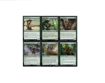 Mono Green Elf Ramp New Deck - Elvish Archdruid  - Dwynen - Magic The Gathering - MTG - 60 Cards