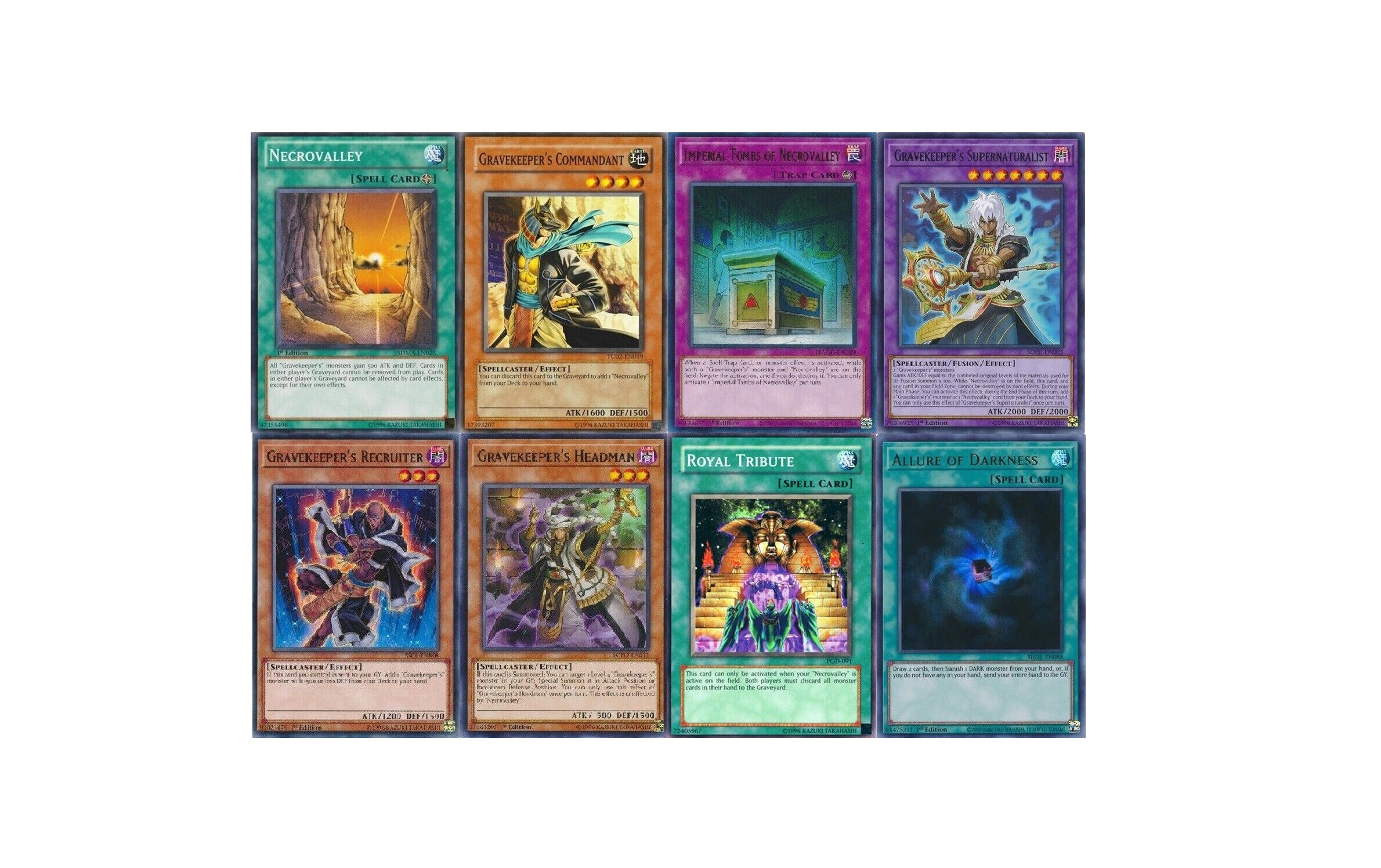 Gravekeeper 2023 Deck Commandant Imperial Tomb Necrovalley Recruiter NM