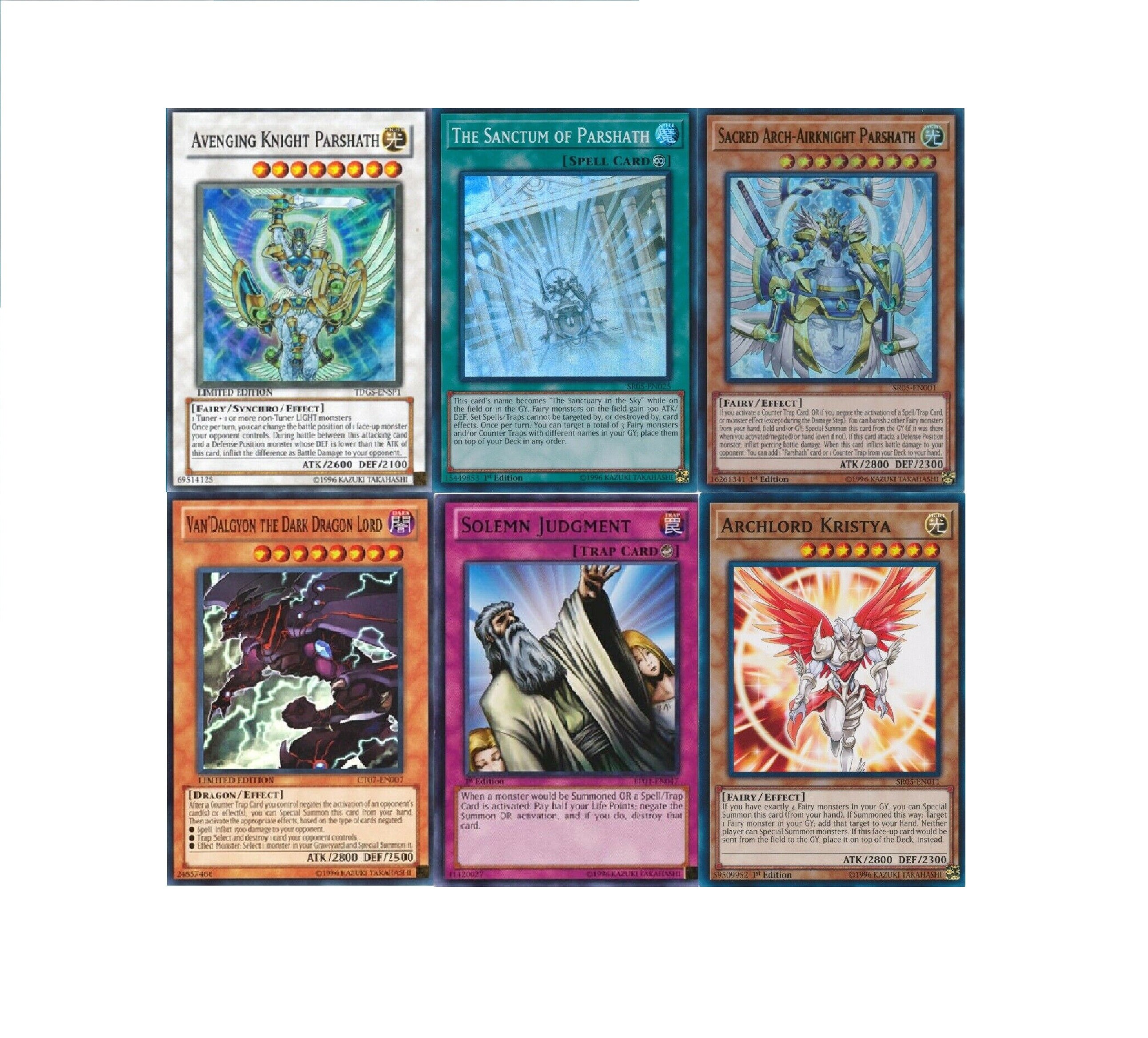 Yugioh Counter Fairy 2019 Deck Parshath SOlemn Judgment Etsy