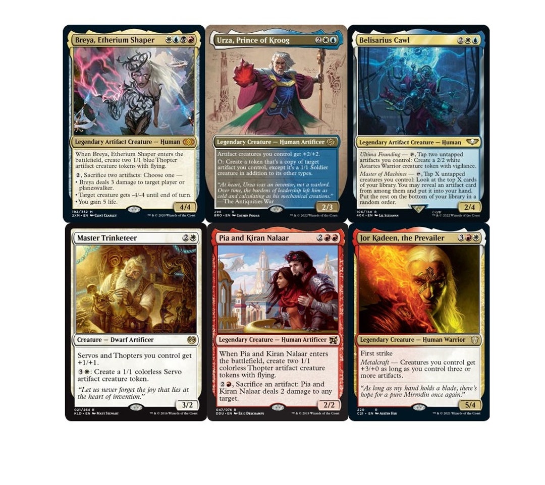 MTG Commander EDH Deck Breya, Etherium Shaper 100 Cards Custom Deck