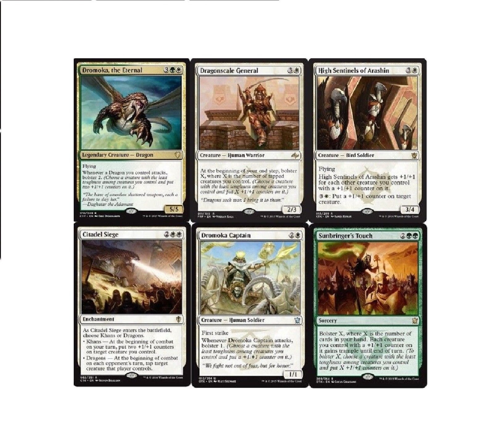 Bolster Counter Deck Dromoka Eternal Dragonscale General Etsy