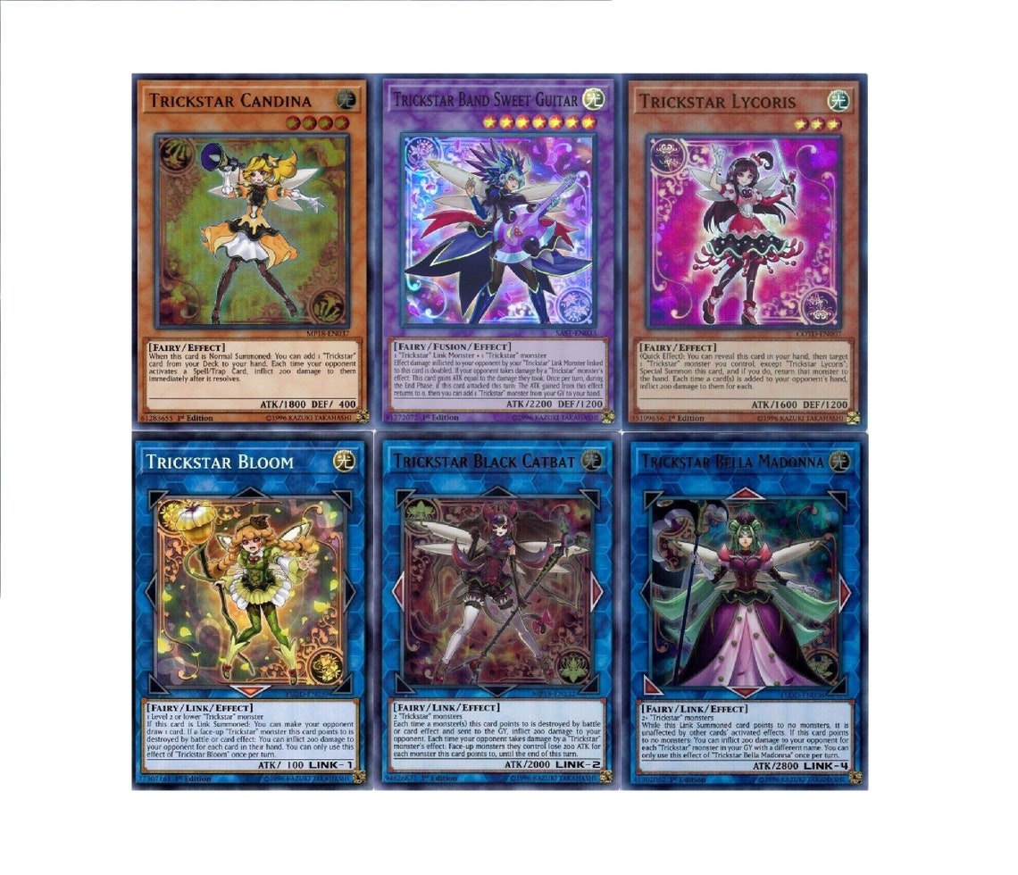 Trickstar 2019 Deck Candina Light Stage Holly Angel 47 Cards NM Yugioh Etsy