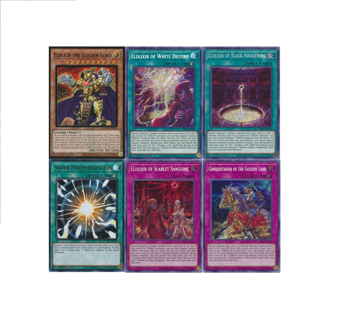 Yugioh Eldlich 2021 Deck Cursed Eldland Eldlixir Etsy