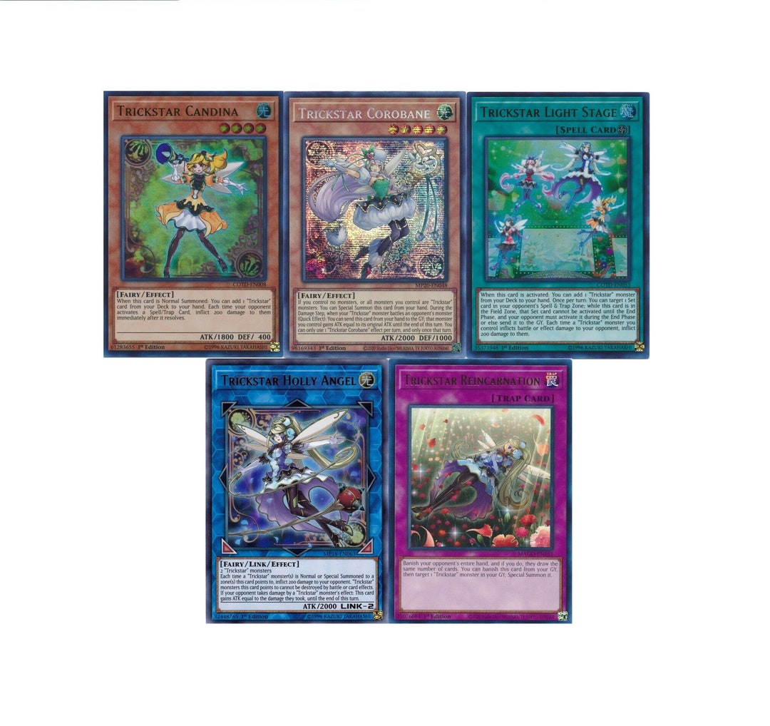 Yugioh Trickstar 2023 Deck Candina Corobane Light Stage Etsy