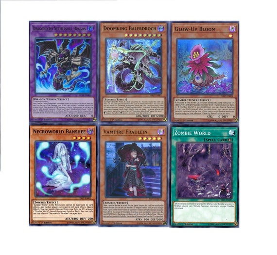 Yugioh Zombie World 2021 Deck Nethersoul Bloom Banshee Etsy