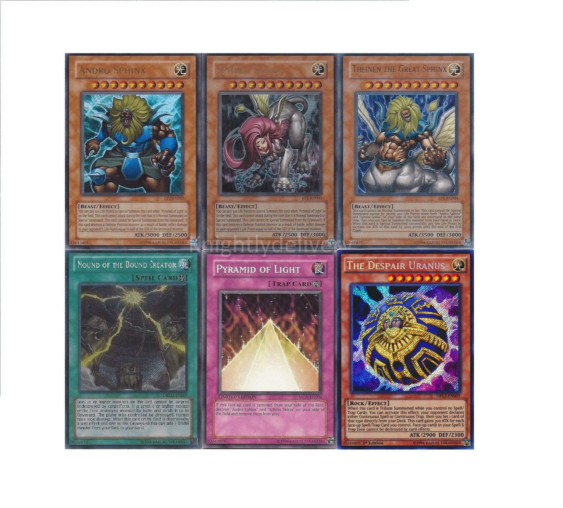 Sphinx 2019 Deck Pyramid of Light Mound Bound Andro 44 Cards NM Yugioh -  Etsy