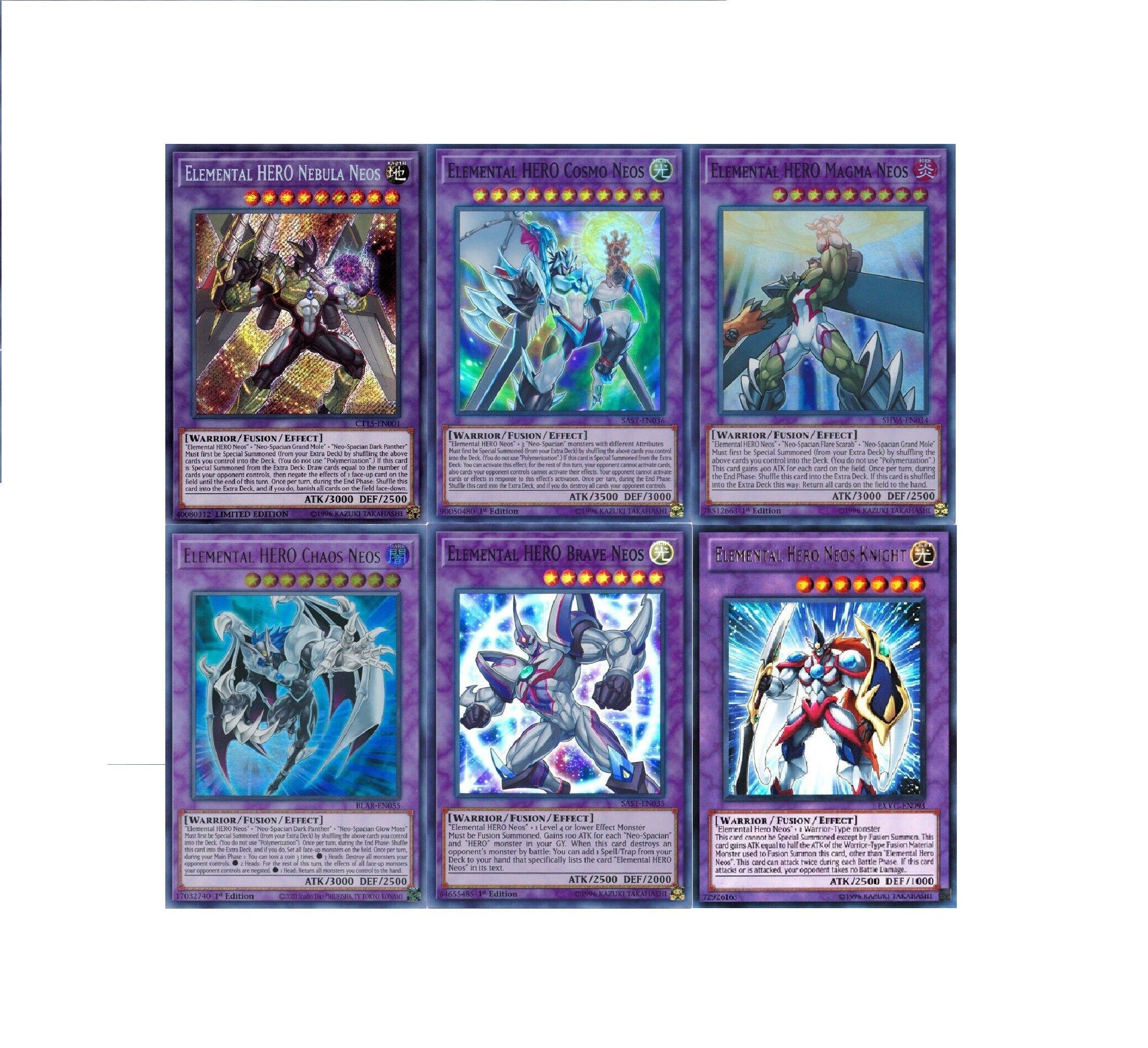 Yugioh Neospacian 2021 Deck Rainbow Neos Neos Knight Etsy