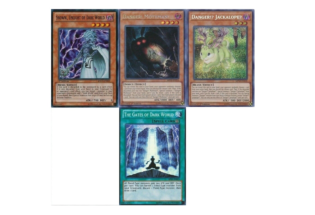Yugioh Dark World Custom Deck Etsy