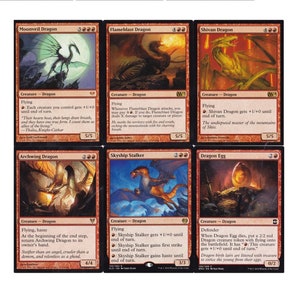 Rouge-blanc-Rubans-60 cartes-Deck-Magic the Gathering-MTG-Rares