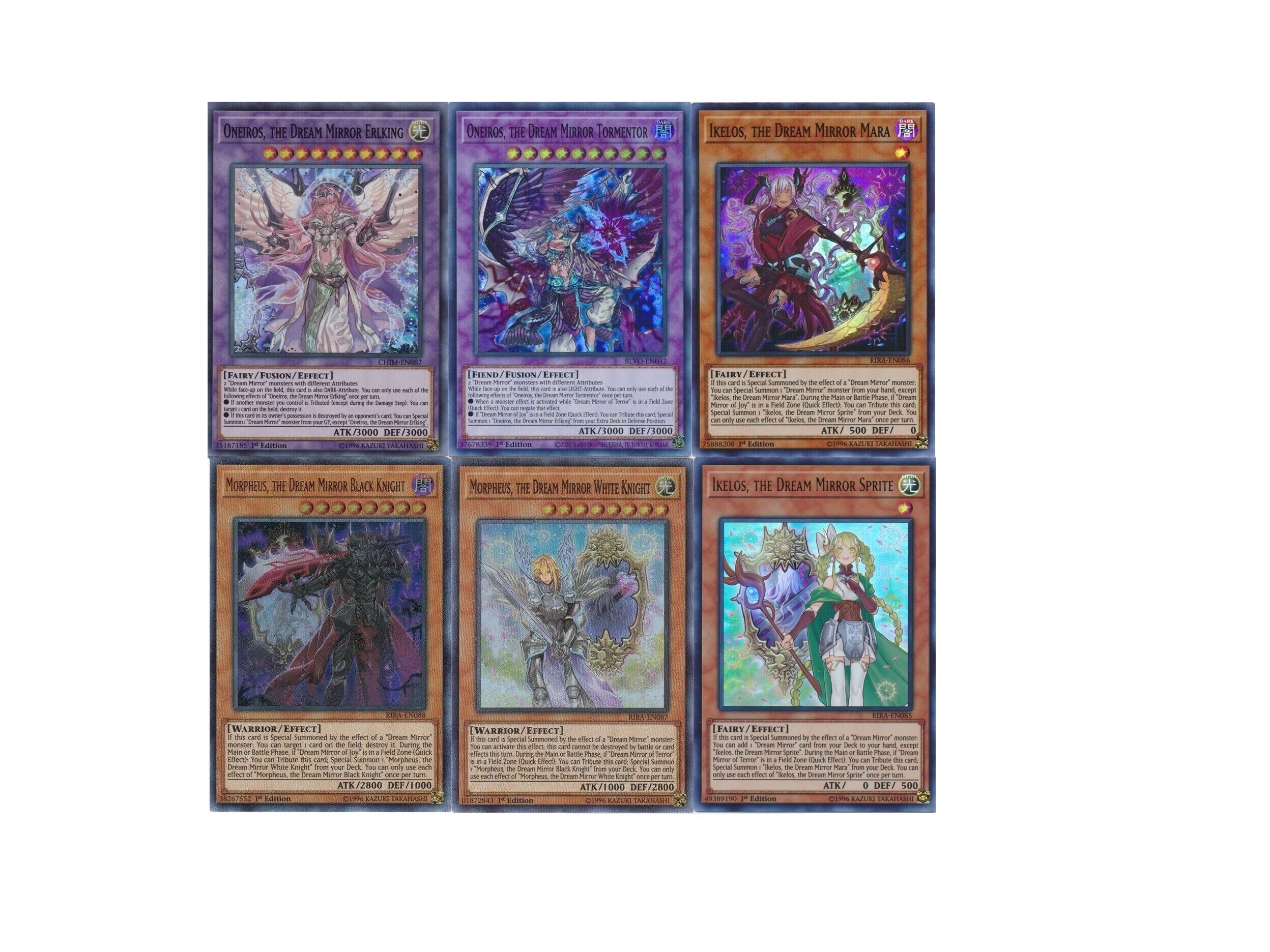 Yugioh Dream Mirror 2023 Deck Ikelos Sprite Morpheus Black Etsy UK