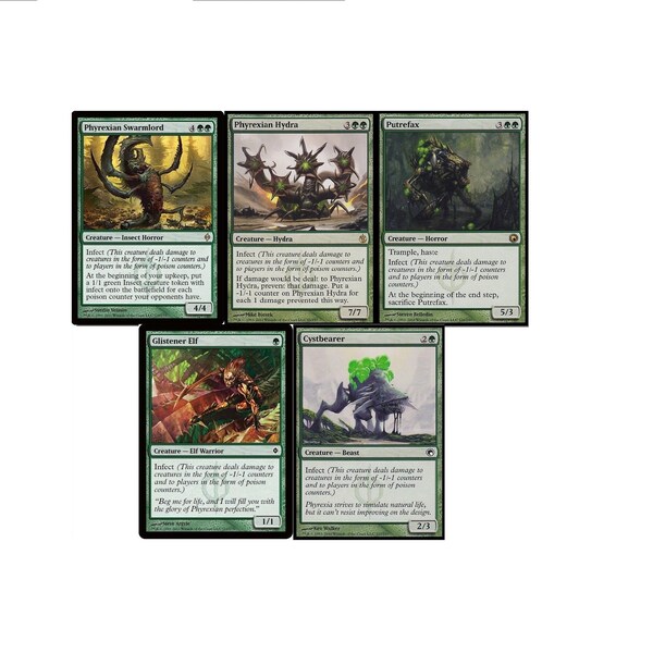 Mono Green Mtg Deck Etsy UK