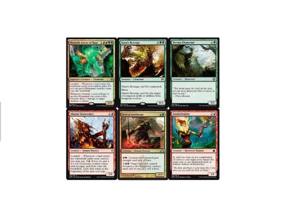 Elemental Deck Omnath Locus Of Rage Gaea S Revenge Etsy