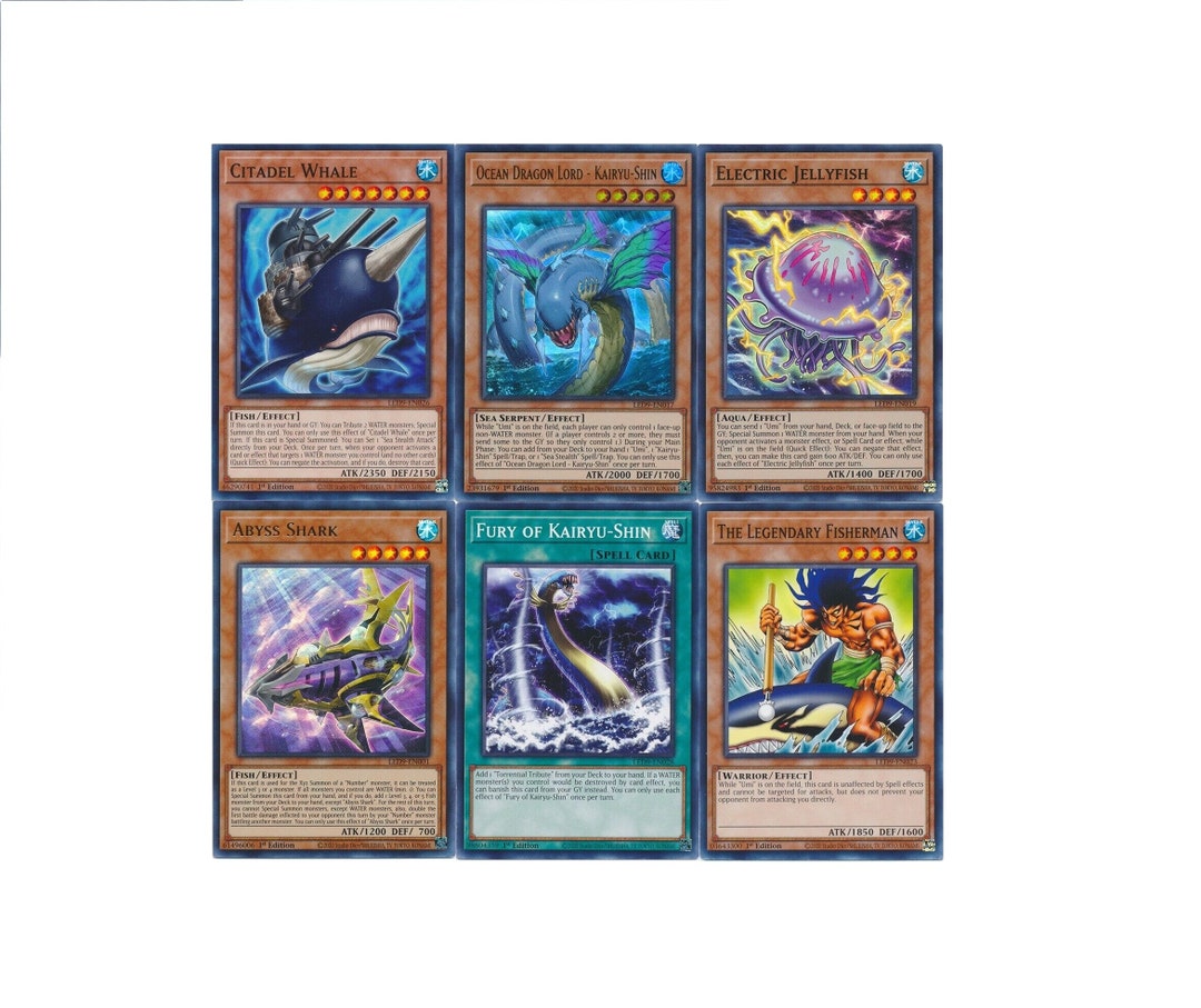 Yugioh Mako Tsunami 2023 Deck Abyss Shark Kairyu-shin 40 - Etsy Finland