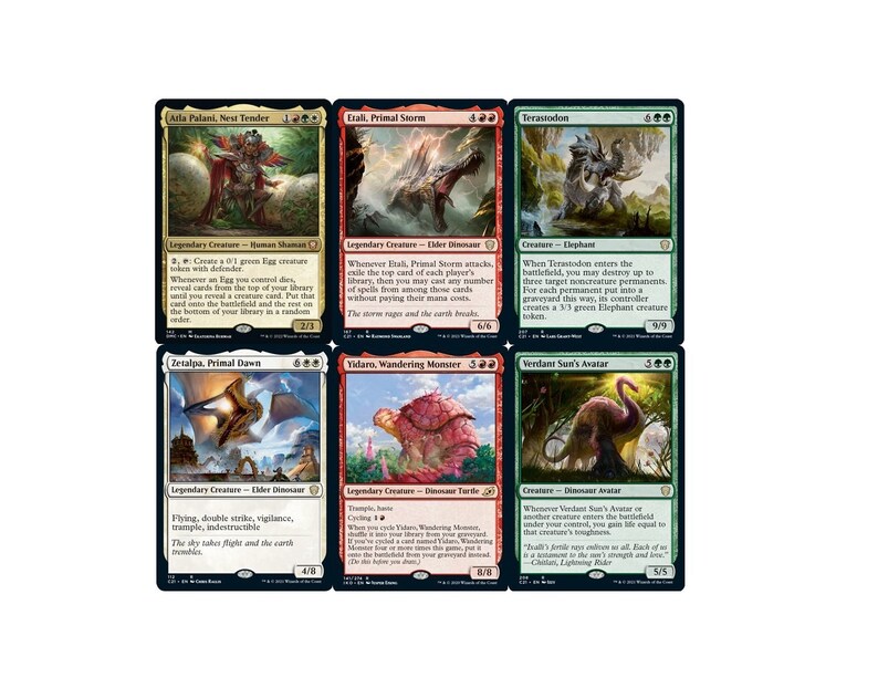MTG Atla Palani, Nest Tender - Custom EDH Deck With Dinosaurs, Eldrazi & Dragons (MTG) Commander Deck MTG Atla Palani, Nest Tender - Custom EDH Deck With Dinosaurs, Eldrazi & Dragons (MTG) Commander Deck
