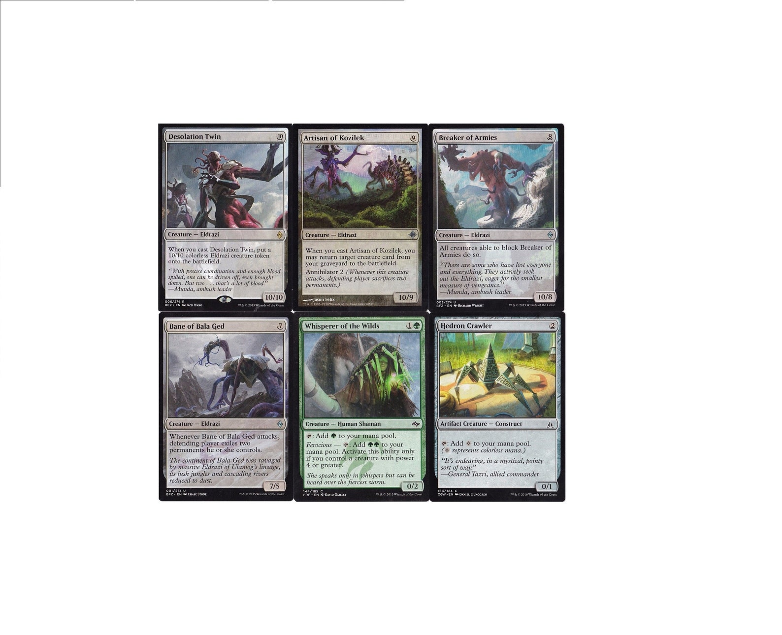 Eldrazi Green Ramp Deck Kozilek Hedron Crawler MTG Etsy