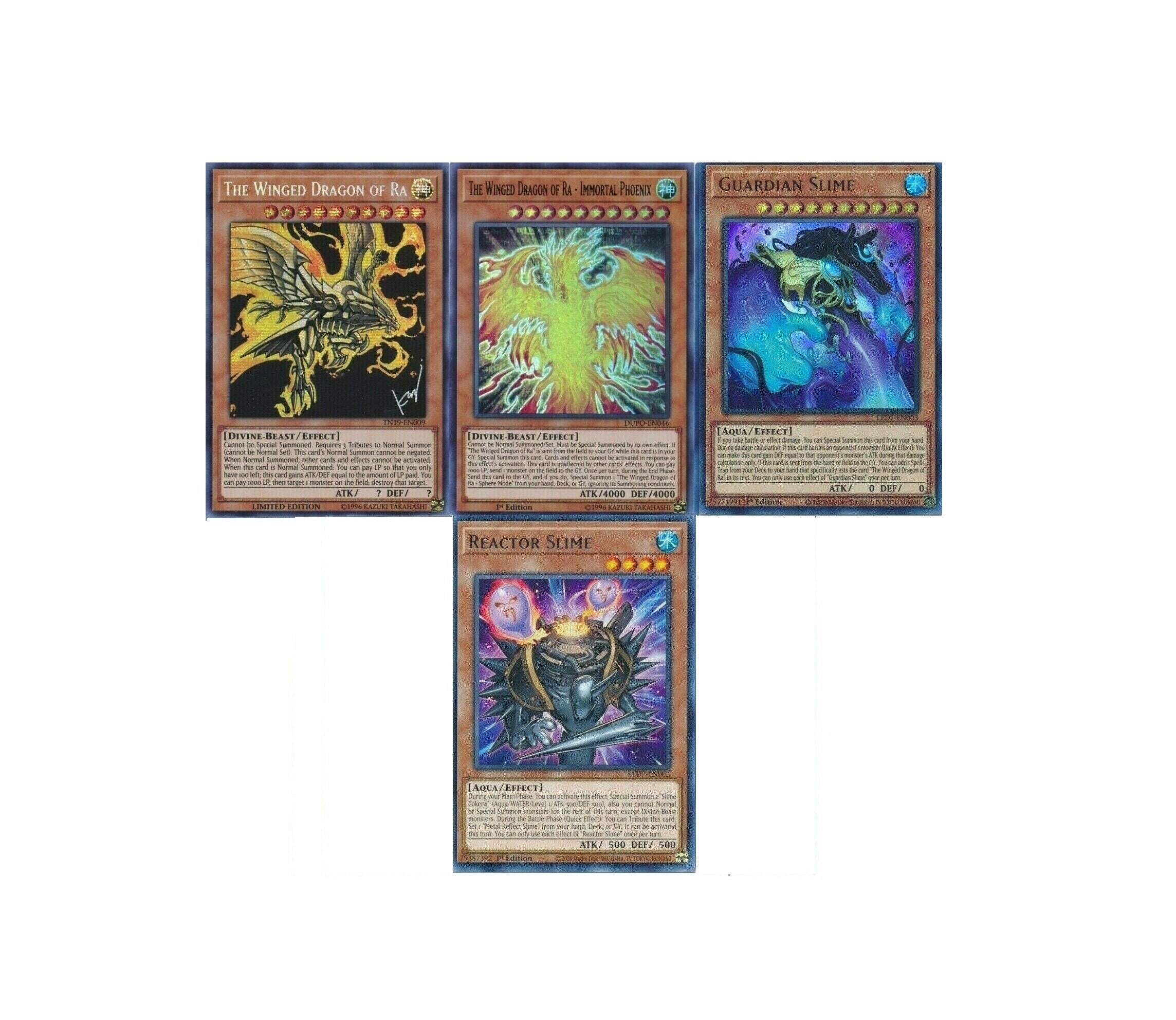 Yugioh Marik 2023 Deck Ra Immortal Phoenix Guardian Slime 41 Cards NM