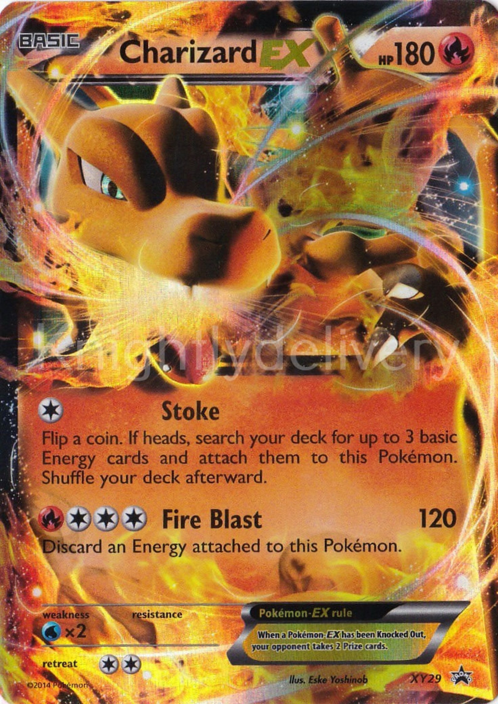 Pokemon Red Complete Deck Charizard EX Arcanine | Etsy