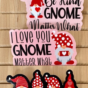 Gnome Stickers,Valentine&#39;s Gnome Stickers,Artsy Arthurs,Water Bottle Sticker,Hydro Flask Sticker,laptop sticker, phone Sticker