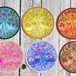 Tree Sticker,Tree of Life sticker,Artsy Arthurs,Celtic Tree decal,Laptop Sticker,Scrapbook Sticker,Water Bottle Decal,car decal,Hydroflask