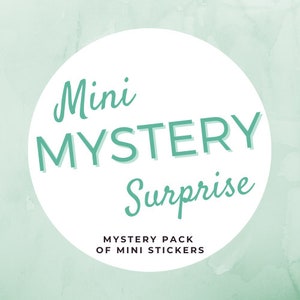 Mystery Sticker Pack, Mini Sticker Pack, Mini sticker, Surprise Sticker Pack, Mystery Bundle