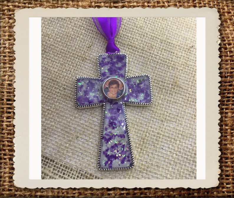 Dried Flower Petal Cross With Center Photo Dried Flower Petal Etsy