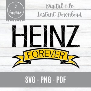 Heinz Field Forever Steelers SVG Digital Cut File | Pittsburgh Pennsylvania Stadium Change | Funny Football Design | Black and Gold | Cricut