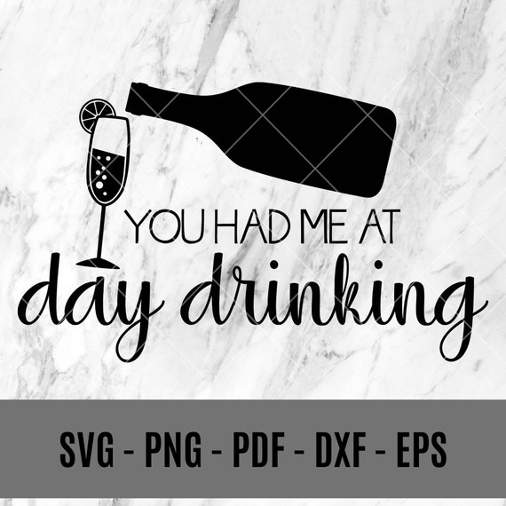 Day Drinking SVG: Mimosa Brunch Cut File (Digital Download)