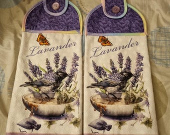 Set of hanging tea towels