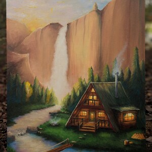 Peace In The Valley Oil Painting Print