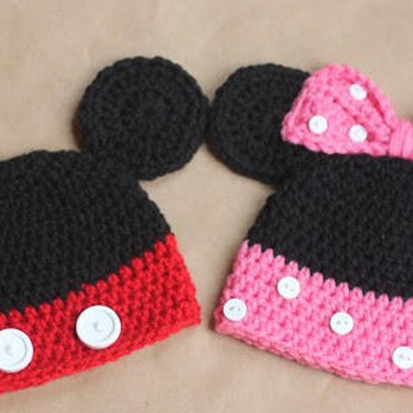 Mickey & Minnie Beanies, vacation hats